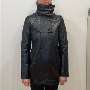 Rudsak leather long jacket